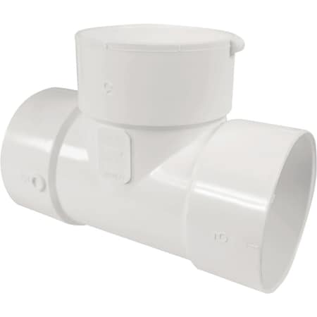 Ipex Bull Nose Tee 3 In. PVC Sewer and Drain Tee 414103BC